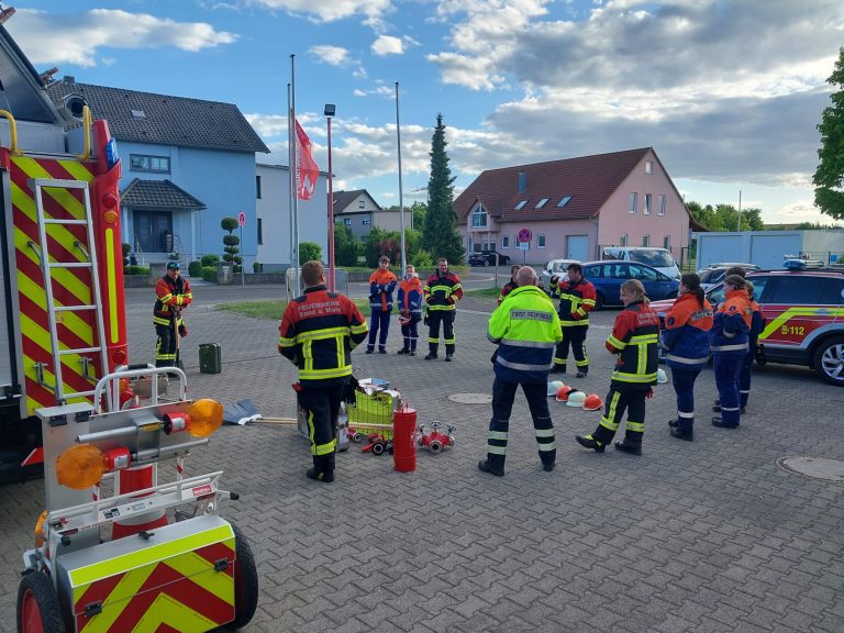 Vegetationsbrandübung
